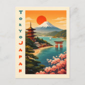 Tokio Japan Briefkaart (Voorkant)