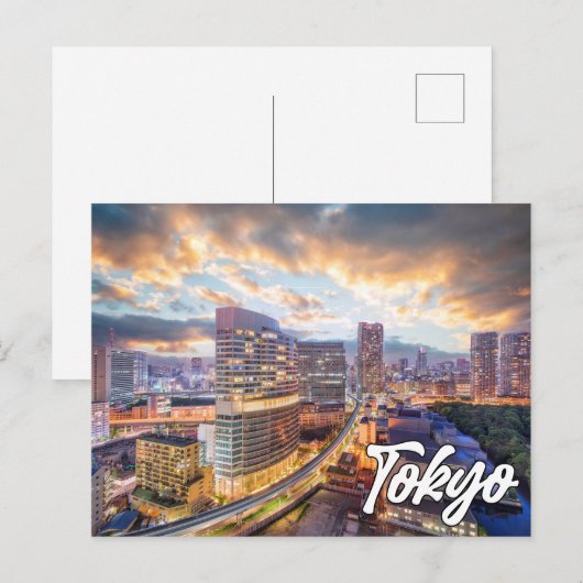 Tokio, Japan Briefkaart (Voorkant / Achterkant)