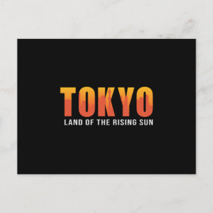 Tokio Japan City Stadsgezicht Skyline Grappig cade Briefkaart