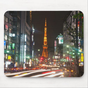 Tokio, Japan. De Tokyo Tower is een communicatie Muismat