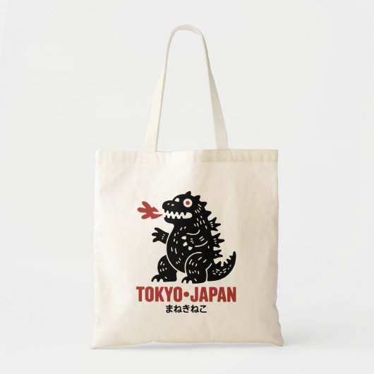 Tokio Japan draak Tote Bag (Voorkant)