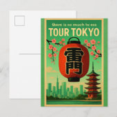 Tokio Japan Japan Japan Japan Japan Japan Briefkaart (Voorkant / Achterkant)