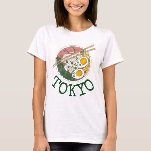 Tokio Japan Japan Japanse City Food Ramen Noodle S T-shirt (Voorkant)