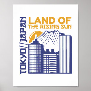 Tokio Japan Land van de Rijzende Zon StadsbeeldOnt Poster