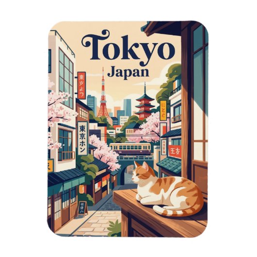 Tokio Japan Magneet (Verticaal)