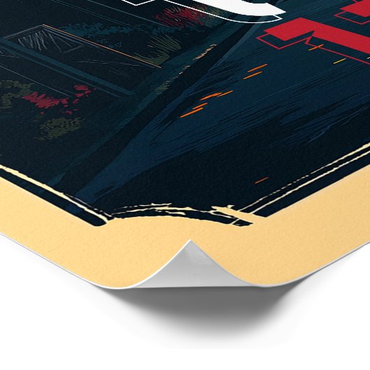 Tokio, Japan: Mount Fuji en stadsgezicht Poster (Hoek)