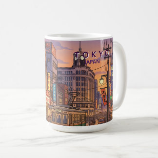 Tokio Japan Reis Kunst Vintage Koffiemok
