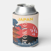 Tokio Japan Reiskunst, Retro Reiskunst Blikjeskoeler (Blikje Voorkant)