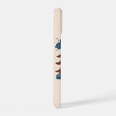 Tokio Japan Reiskunst, Retro Reiskunst iPhone 15 Case (Rechterkant)