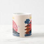 Tokio Japan Reiskunst, Retro Reiskunst Koffiemok (Center)