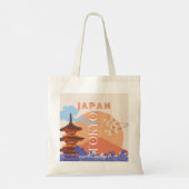 Tokio Japan Reiskunst Tote Bag (Achterkant)