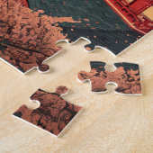 Tokio Japan Reizen Kunst Vintage Legpuzzel (Zijkant)