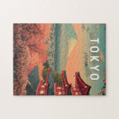 Tokio Japan Reizen Kunst Vintage Legpuzzel (Horizontaal)