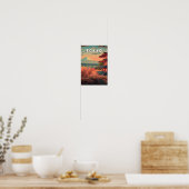 Tokio Japan Reizen Kunst Vintage Poster (Keuken)