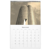 Tokio Japan Sepia 2025 Kalender (Mar 2026)