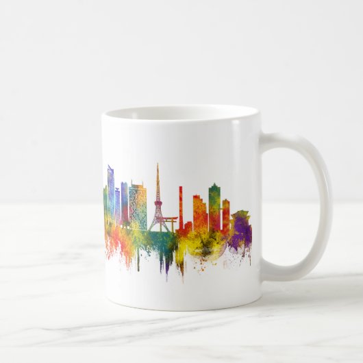 Tokio Japan Skyline Koffiemok (Rechts)