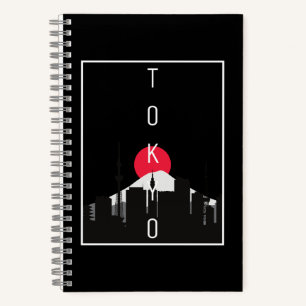 Tokio Japan Skyline Mount Fuji Notitieboek