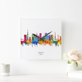 Tokio Japan Skyline Vierkante Klok (Huis)