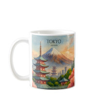 Tokio Japan Stadsgezicht Aquarel Souvenir