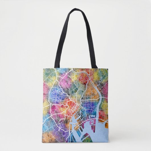 Tokio Japan Stadsplattegrond Tote Bag (Voorkant)