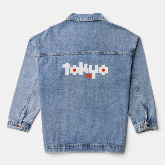 Tokio Japan T-shirt Denim Jacket (Achterkant)