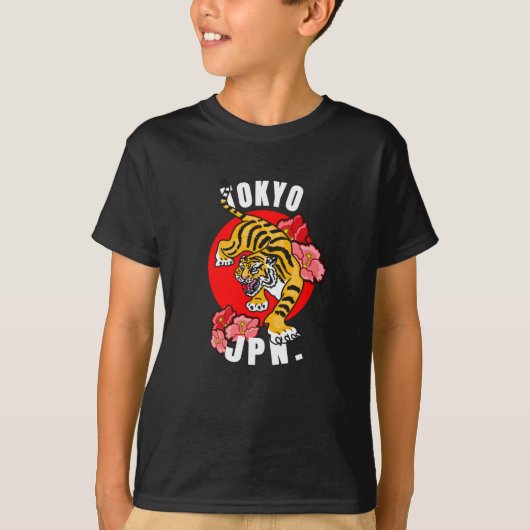 Tokio Japan Tijger T-shirt (Voorkant)