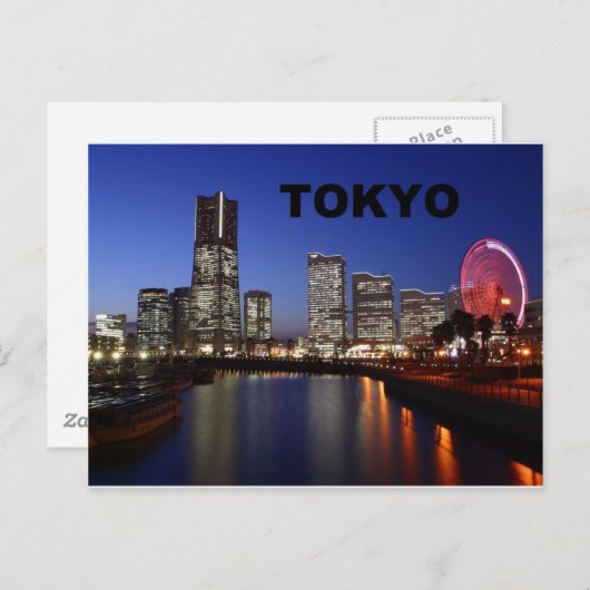 Tokio Japan van Night (St.K.) Briefkaart (Voorkant / Achterkant)