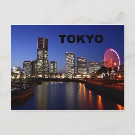 Tokio Japan van Night (St.K.) Briefkaart (Voorkant)