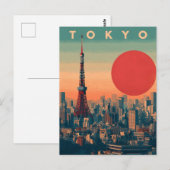 Tokio Japan vintage Briefkaart (Voorkant / Achterkant)