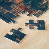 Tokio Japan vintage Legpuzzel (Zijkant)