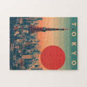 Tokio Japan vintage Legpuzzel (Horizontaal)