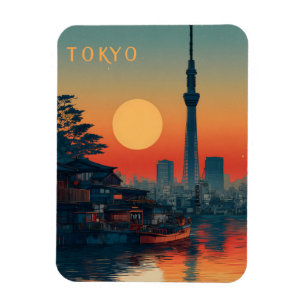 Tokio Japan vintage Magneet