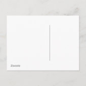 Tokio, Japan | Zwarte en witte veldlijn Briefkaart (Achterkant)