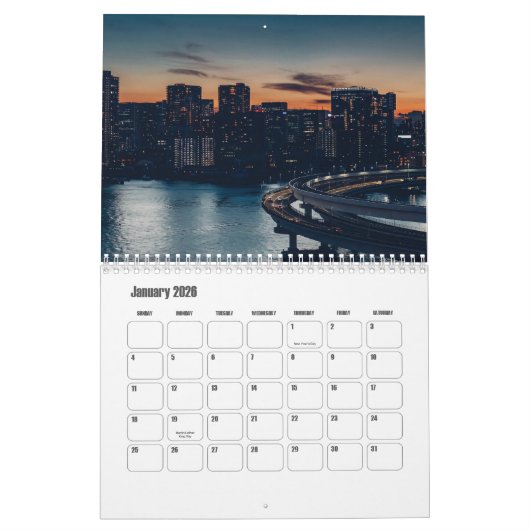 Tokio-Japanse kalender (Jan 2026)
