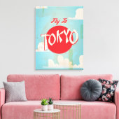 Tokio, Japanse reisposters Canvas Afdruk (Insitu (Woonkamer))