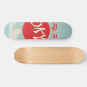  Tokio, Japanse reisposters Skateboard (Horizontaal)