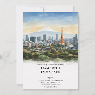 Tokio Japanse Trouw Uitnodiging