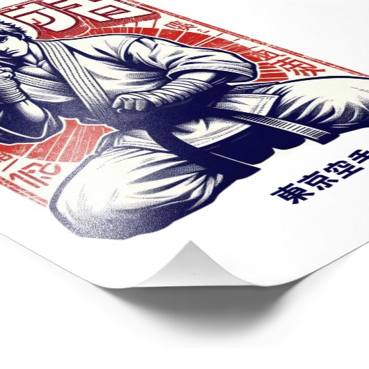 Tokio Karate Foto Afdruk (Hoek)