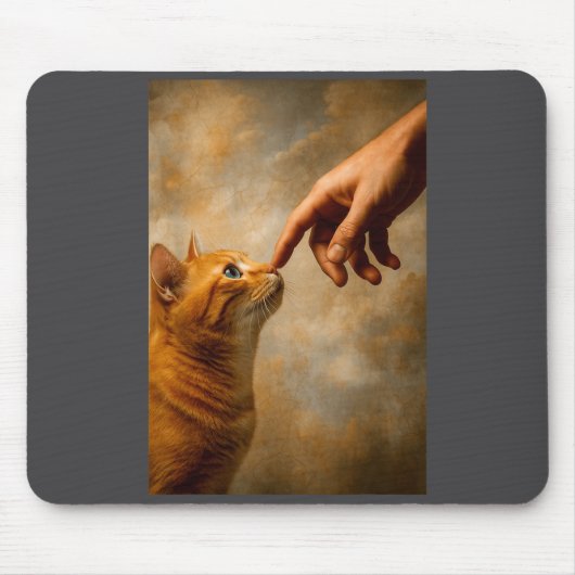 Tokio Kat In Strohoed Met Theekopje Skytree City V Muismat (Voorkant)