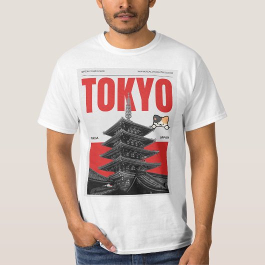 Tokio & kattenliefhebbers t-shirt (Voorkant)