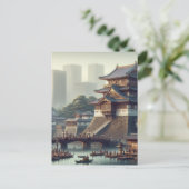 Tokio Keizerlijk Paleis landschap Japan Reizen Briefkaart (Staand voorkant)