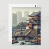Tokio Keizerlijk Paleis landschap Japan Reizen Briefkaart (Voorkant / Achterkant)