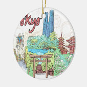 Tokio Keramisch Ornament (Links)