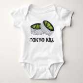 Tokio Kind Japan Japans voedsel avocado Sushi Roll Romper (Voorkant)