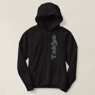 Tokio - Koel Urban Style, gevlekte donkergrijze le Hoodie
