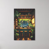 Tokio Koffiehuis Canvas Afdruk (Voorkant)