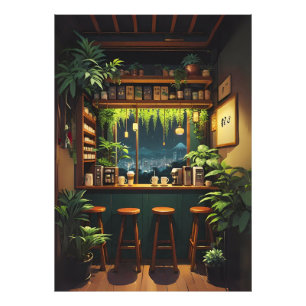 Tokio Koffiehuis Foto Afdruk