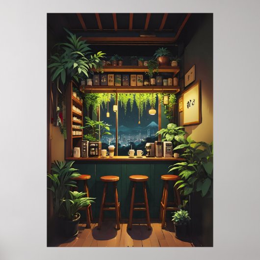 Tokio Koffiehuis Poster (Voorkant)