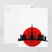 Tokio Landmark Briefkaart (Voorkant / Achterkant)
