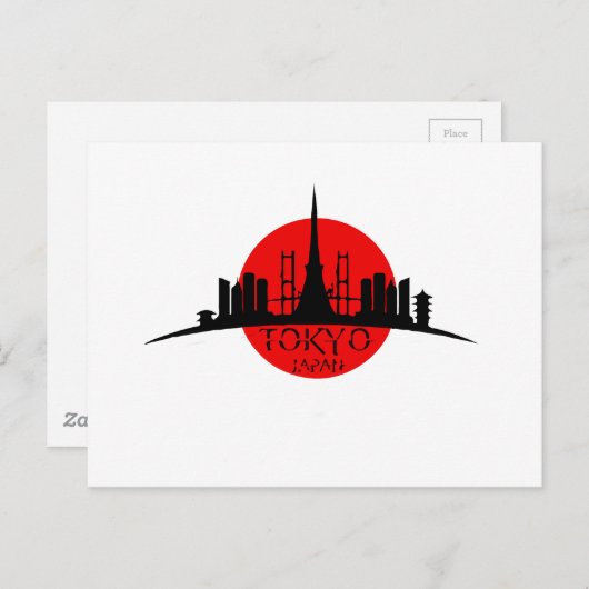 Tokio Landmark Briefkaart (Voorkant / Achterkant)
